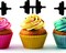Weightlifting BIG weights Barbell Silhouette Acrylic Cupcake Toppers 12 pcs